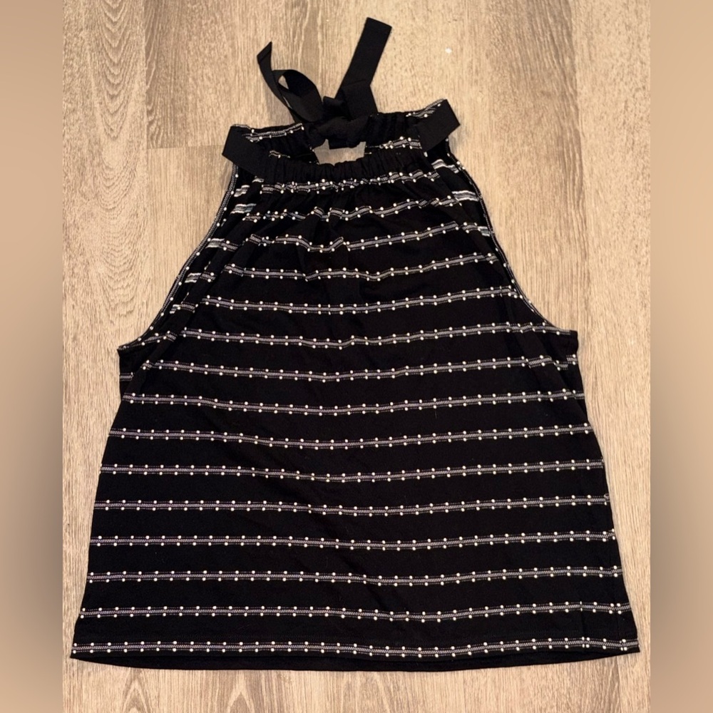 LOFT Monochrome Knit Halter Top